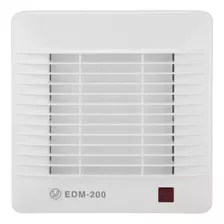 Ventilador Extractor Con Persiana Edm-200 C Soler Palau Color De La Estructura Blanco Color De Las Aspas Blanco