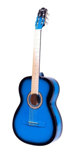 Guitarra Clásica La Purepecha Acústica Clásica Azul Sombra