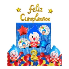 Set De Globos Payaso Plim Plim De 43 Piezas