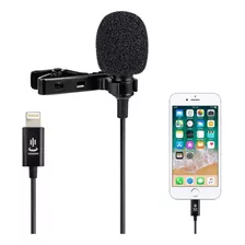 Micrófono Solapa Lavalier Lightning Para iPhone iPad