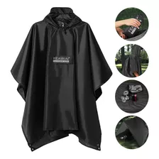 Capa Impermeable Poncho Para Lluvia Con Capucha Hombre Mujer