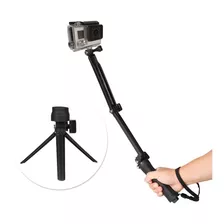 Monopod 3 Vías Stand Tripode Monopie Para Gopro 10 9 Cam Dep