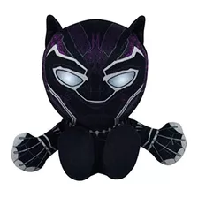 Peluche De Kuricha Sentado-black Panther 8 In.uncanny Brands