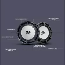 Falante Subwoofer Hurricane Platino 12 Polegadas 350w Rms Cor Prateado