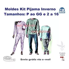 Kit Moldes Só Pijamas Adulto, Infantil, Feminino E Masculino