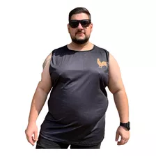 Regata Masculina Plus Size Dry Fit Uv Galo Da Massa Futebol