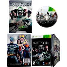 Injustice Gods Among Us Caja Metálica Xbox 360 En Español