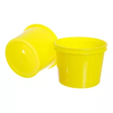 Balde De Pipoca 1,5lt - 15 Unidades - Amarelo