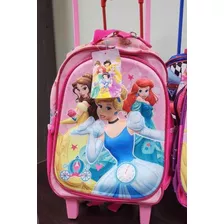 Mochila Con Ruedas De Silicona Baby Princesa