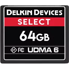 Delkin Devices 64gb Select Udma 6 Compactflash Memory Card