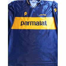 Camiseta De Fútbol De Boca Juniors Argentina Reusch Parmalat