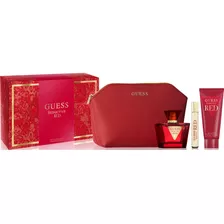 Guess Gift Set X 4: Colonia, Spray De Viaje, Crema Y Neceser