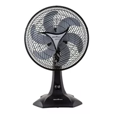 Ventilador De Mesa Britania 30cm Protect 30 Six 6 Pás 3 Velocidades Preto 110v | 220v