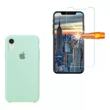 Funda Protector+ Mica De Vidrio Para iPhone XR