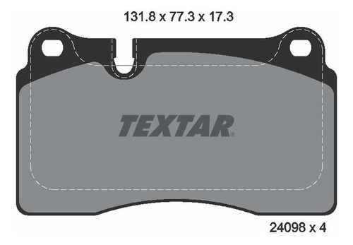 Balatas Delanteras Textar Volkswagen Touareg 2015 2016 2017 Foto 5