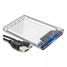 Case Para Hd Externo Transparente Usb Notebook Sata Protect