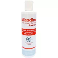 Shampoo Micodine Para Cães E Gatos 225ml