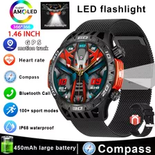 Reloj Inteligente Hombre Deportivo Impermeable Bt Call Led