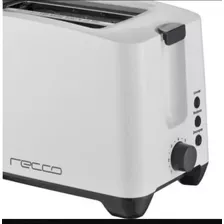 Tostadora De Pan Automatica Recco 7 Niveles De Tostado Color Blanco 220v