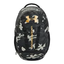 Mochila Under Armour Storm Hustle 5.0 Camo Color Negro/camuflaje Diseño De La Tela Rayado