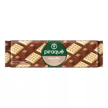 Biscoito Wafer Recheio Chocolate Piraquê Newafer Pacote 100g