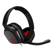 Auriculares Gamer Astro A10 Gris Y Rojo