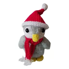 Crochet, Amigurumi, Peluche, Muñeco, De Pinguino Navideño