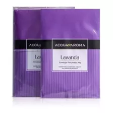  10 Sachês Envelopes 36g Lavanda Acqua Aroma Display Lacrado