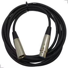 Cabo Microfone Xlr/xlr Balanceado Preto Mwb 3mts