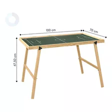 Brinquedo Mesa Futebol De Botão Grande Com Pernas Reforçado