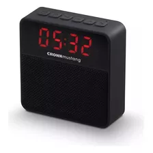 Radio Reloj Despertador Parlante Digital Crown Mustang Wake