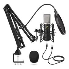 Tonor Microfono De Condensador 192khz/24bit, Kit De Microfon