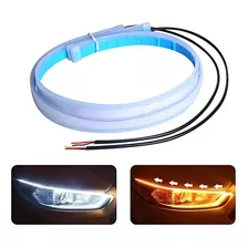 Par Tira Led Drl Flexible 60 Cm Secuencial Direccional Auto