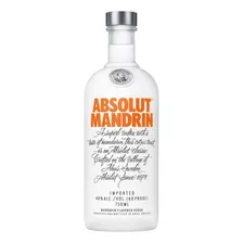 Absolut Mandrin Vodka Suecia Botella De 750 Ml Mandarina