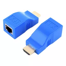 Convertidor Extensor Lan Rj45 Hdmi Convertidor Tx Rx 30m