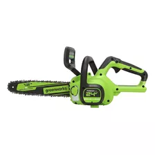 Motosierra Sin Escobillas Greenworks De 24 V Y 12 Pulga...