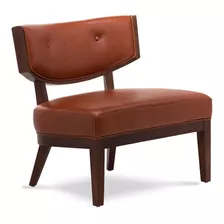 Rosen Silla A-550 Madera Cafe Cuero Terracota