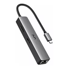 Hub Usb C, Adaptador 5 En 1 Usb C Con 4k Usb C A Hdmi