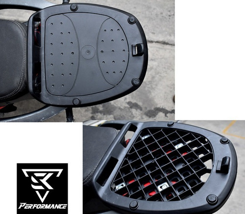 Caja Para Moto Con Reflejante 30 Lts Top Case + Regalo Foto 5