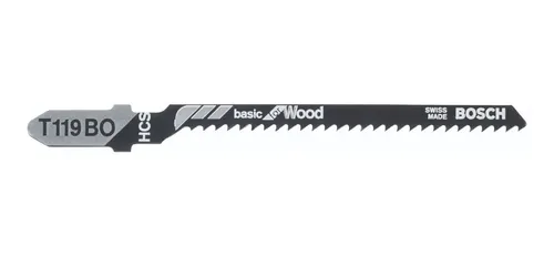 Hoja Sierra Caladora Bosch T119bo Madera Corte Curvo X 5u