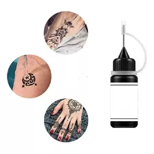 Kit De Tatuajes Temporales, Plantilla Adhesiva Tinta Nuevo