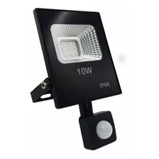 Foco Led Con Sensor De Movimiento 10w Ip66 Para Exterior D