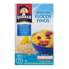 Aveia Quaker Flocos Finos 165g