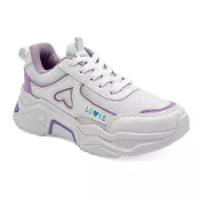 Tenis Moramora 1071301 Para Niña Color Blanco E7