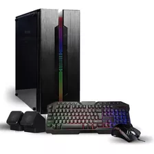 Kit Azza Fortaleza Rgb Gabinete Teclado Mouse Speakers 350w 