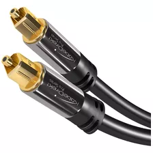 Cable Toslink, Cable De Audio Óptico De 6 Pies De Fibra Cort