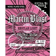 Encordado Guitarra Electrica Regula Light Martin Blust Rl120