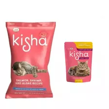 Croquetas Premium Gato Adulto Kisha 12kg Sabor Salmón Alimen