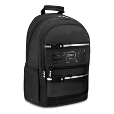 Mochila Grande Ferrato Tiras Reflejantes Para Hombre Negro