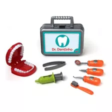 Kit Dentista Infantil Doutor(a) Dentinho Maleta + Acessórios